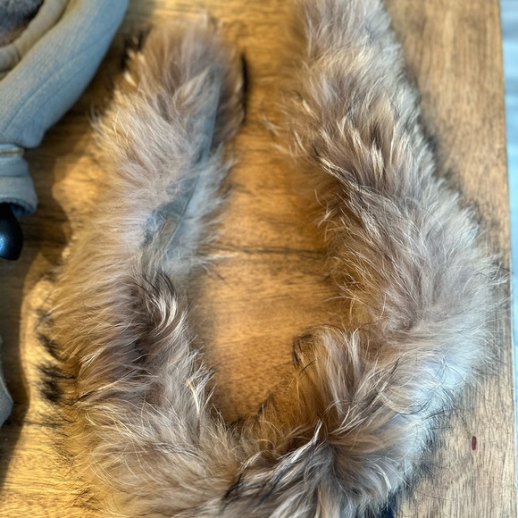 THEORY Cute Winter Vest w/ Hood, New, Army Green, Fur Hood Liner Option, Small - Picture 4 of 15